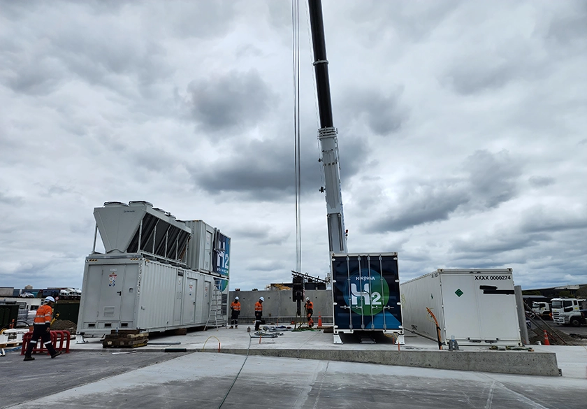 Plug Hiringa electrolyzer Wiri